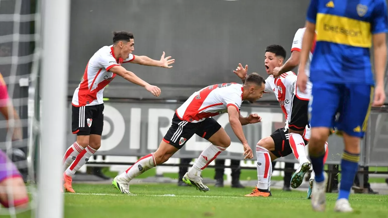 Superclásico de Reserva: River venció 1-0 a Boca y lo eliminó de la Copa Proyección