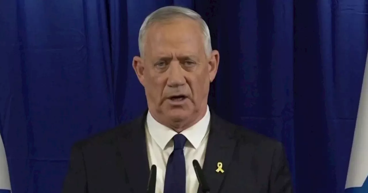 Netanyahu rival and Israeli war cabinet minister Benny Gantz resigns