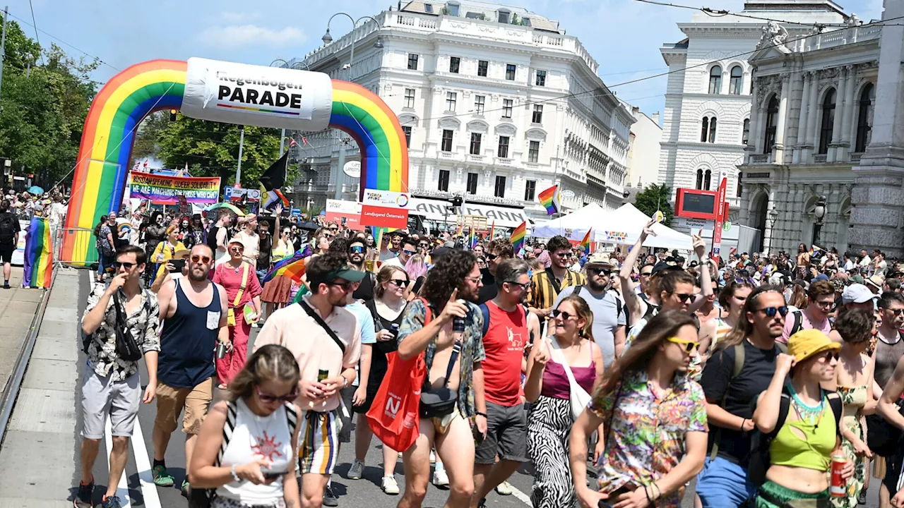 Bildergalerie: Das war die Regenbogenparade 2024 in Wien