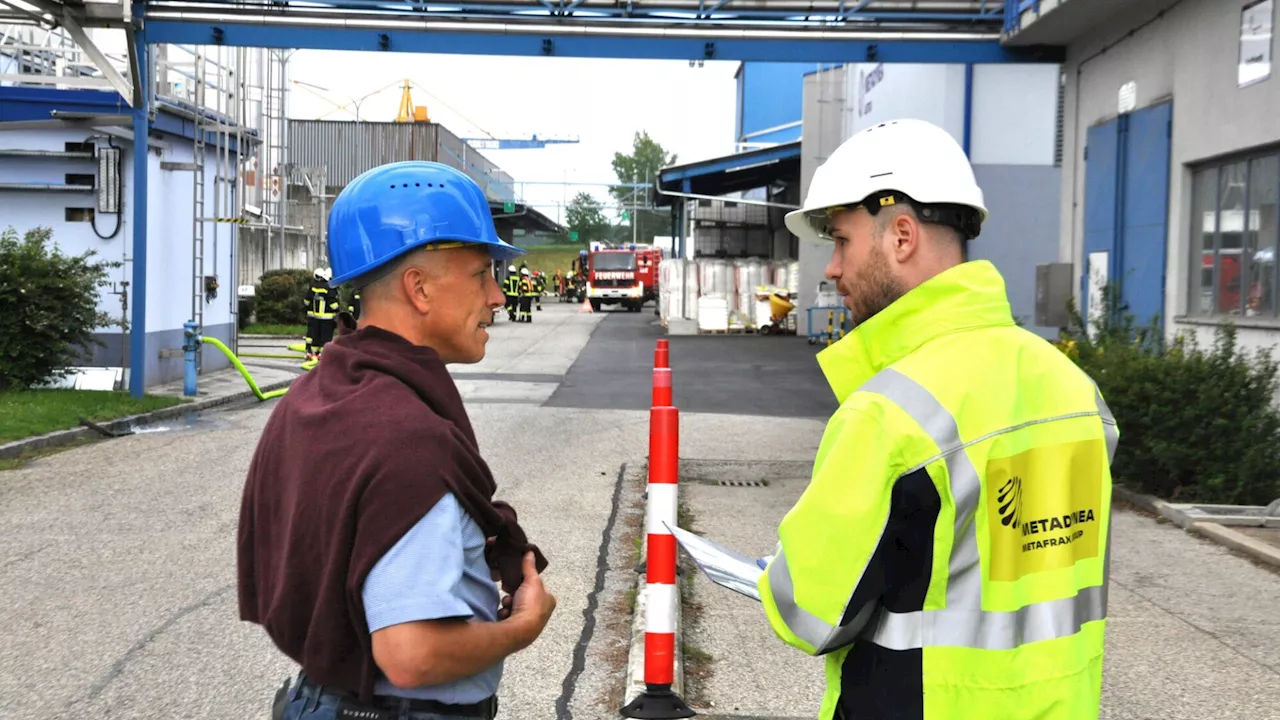 Chemie-Unfall als Übungsanlass für Kremser Einsatzkräfte-Training