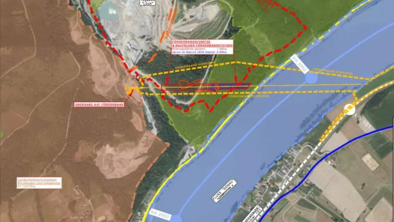 Keine UVP für Donau-Förderband: Warum? Und wer hat's entschieden?