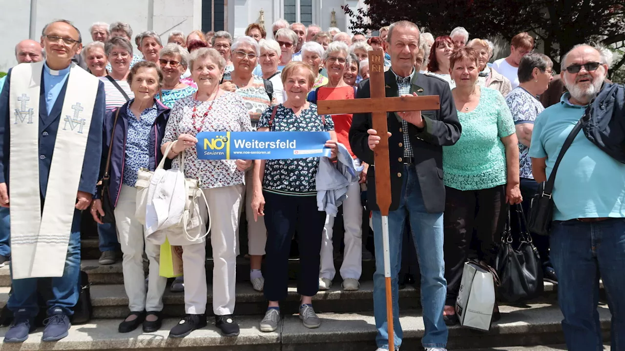 Weitersfeld: Senioren und Jubel-Priester auf Wallfahrt