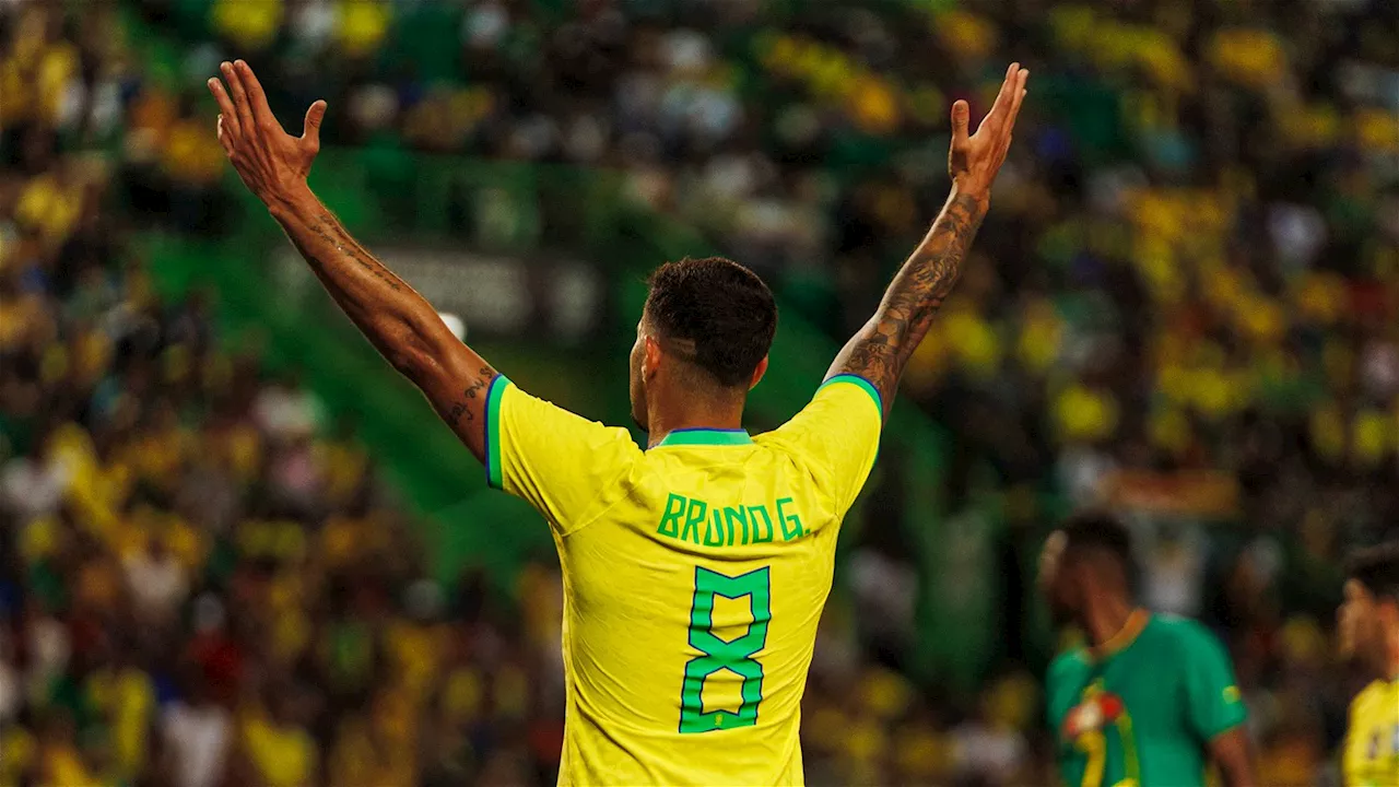 Bruno Guimaraes helps get Brazil over the line in five goal thriller in Texas