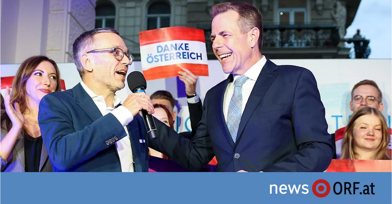 EU-Wahl: Sieg für FPÖ, ÖVP auf Platz zwei vor SPÖ