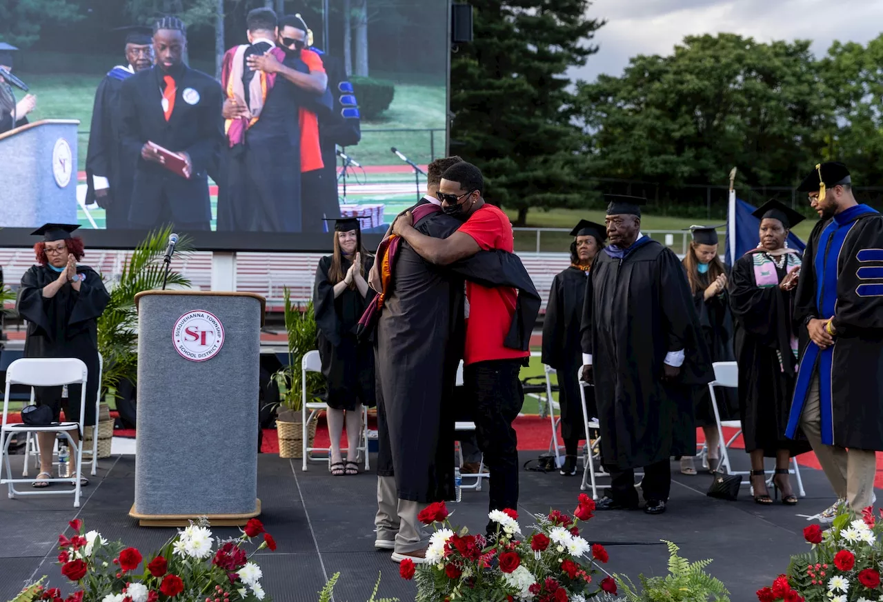 Brother of teen killed in Dauphin County homicide accepts his diploma at graduation