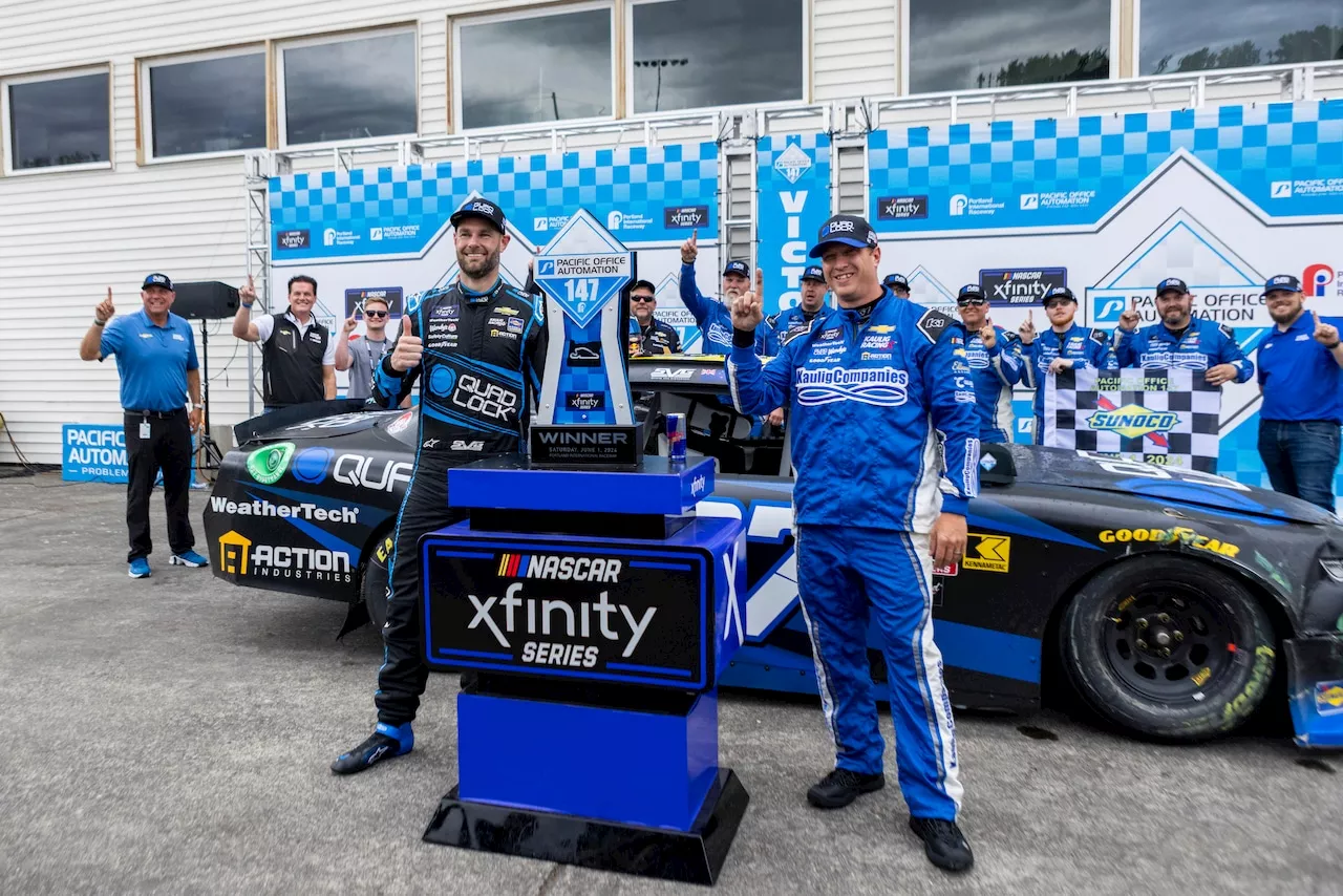 Shane van Gisbergen races to 2nd straight NASCAR Xfinity victory