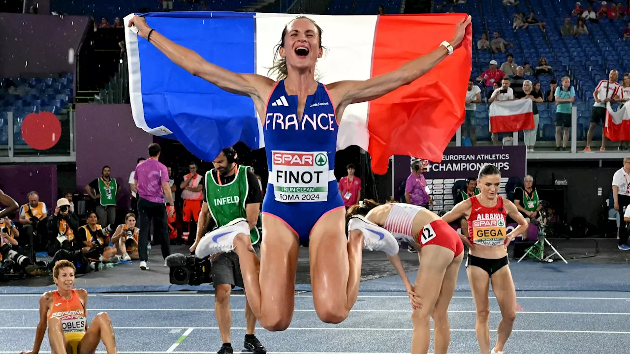 Athlétisme: pluie de médailles pour les Bleus, Alice Finot et Gabriel Tual sacrés champions d'Europe à Rome