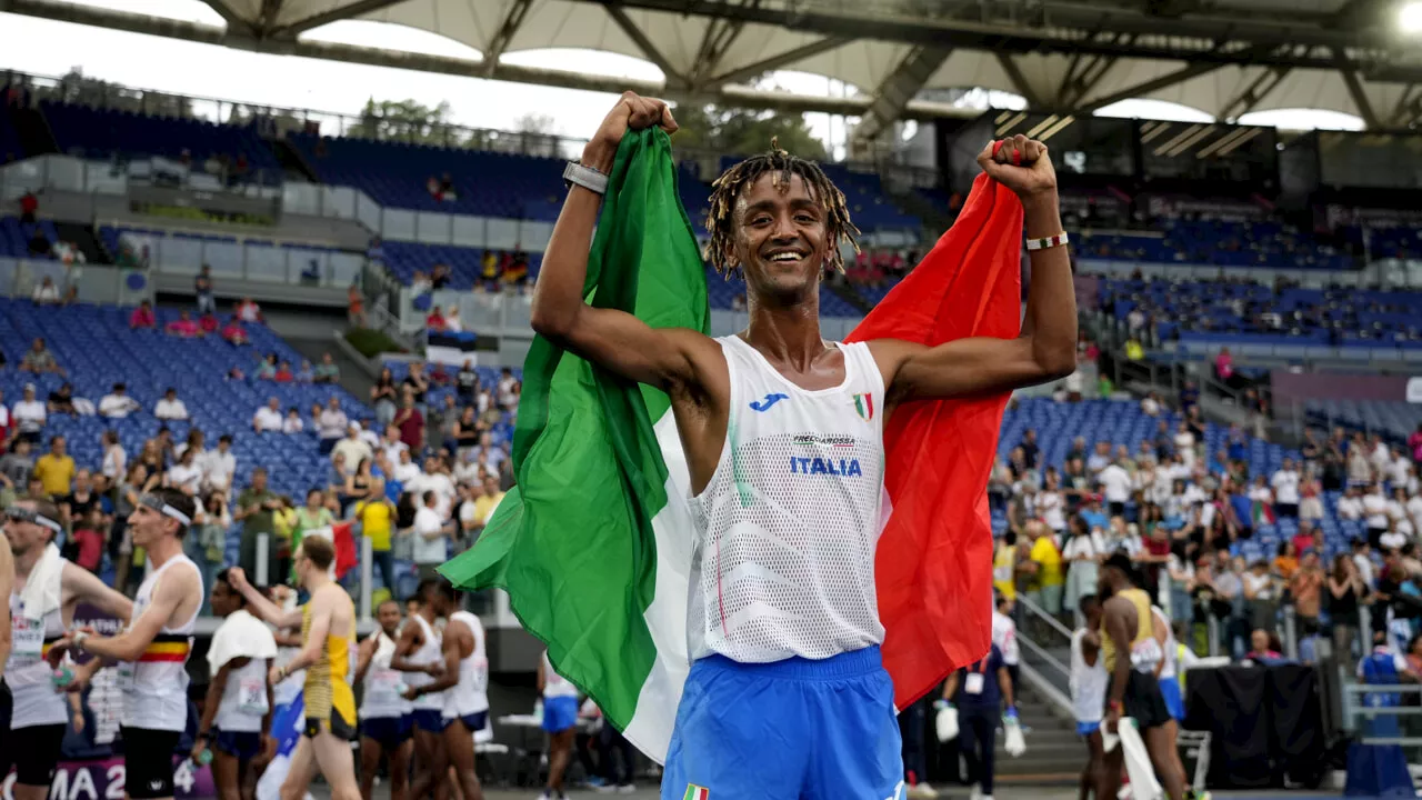 Yeman Crippa si prende l'oro nella mezza maratona agli Europei di Roma