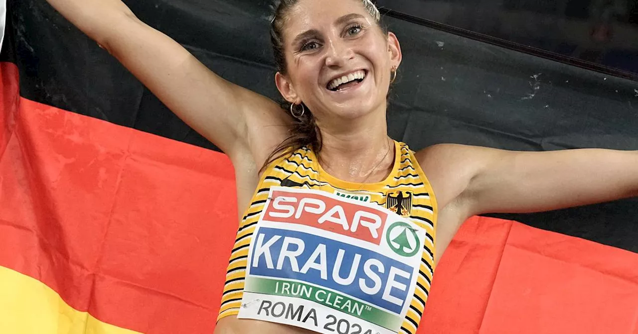 Leichtathletik-EM: Hindernisläuferin Gesa Krause holt Gold nach Babypause