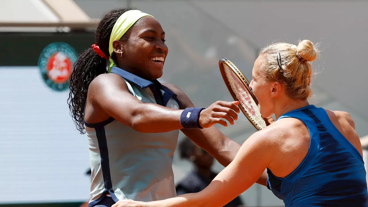 Coco Gauff claims first Grand Slam doubles triumph at French Open