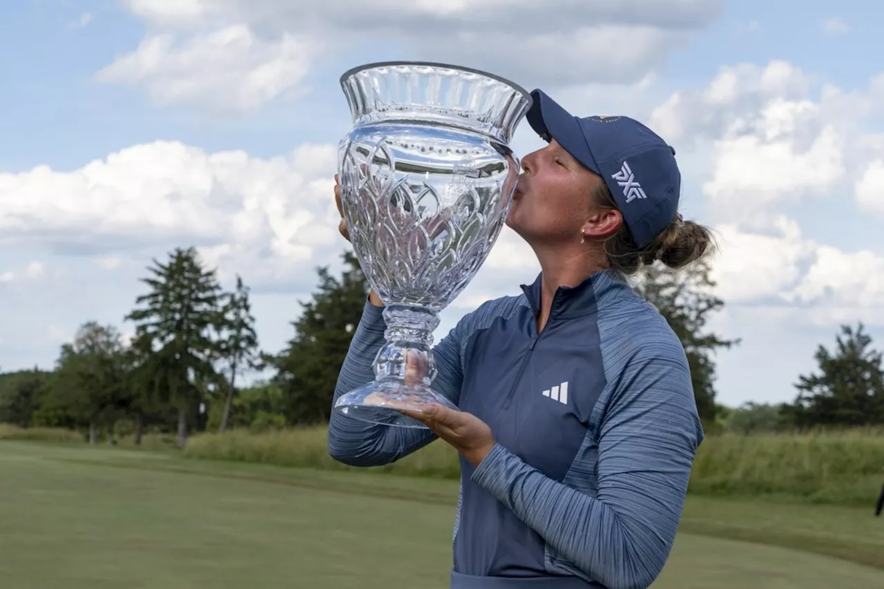 Linnea Strom shoots 11-under 60 to overcome 7-stroke deficit, wins ShopRite LPGA Classic by a shot