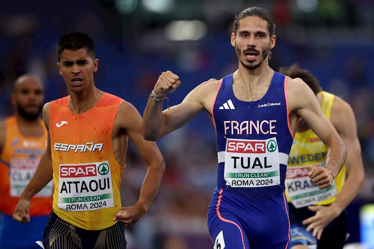 Athlétisme : le Lot-et-Garonnais Gabriel Tual sacré champion d’Europe du 800 m à deux mois des JO