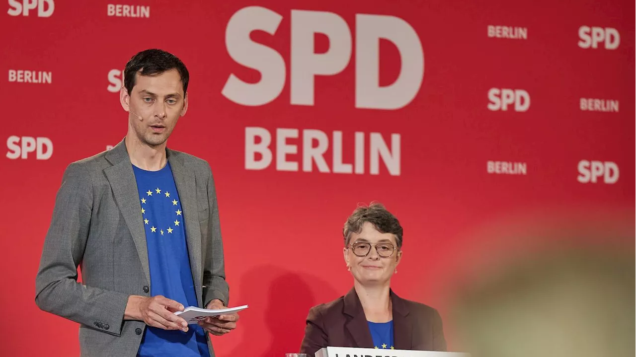 Berliner SPD-Spitze trotz Verlusten kämpferisch: „Wer die AfD wählt, wählt Nazis in das Europäische Parlament“