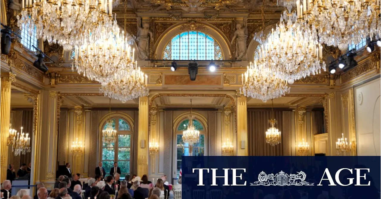 Inside the opulent state dinner Macron held for Biden