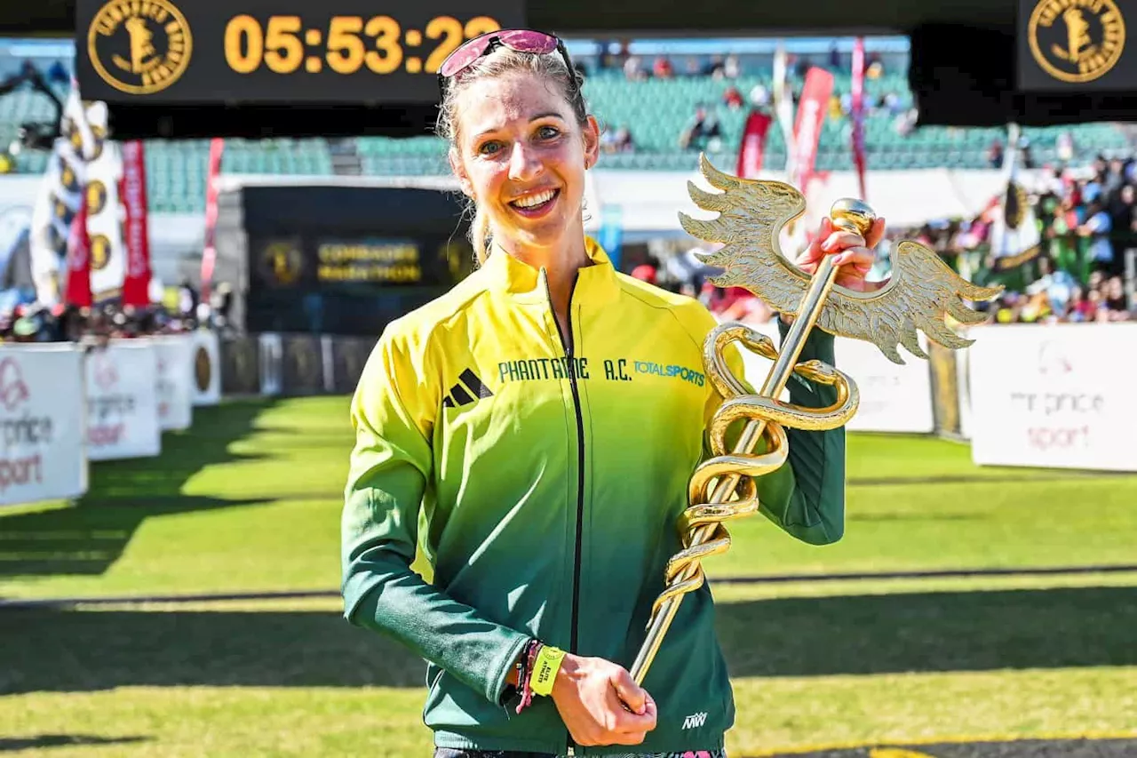 Gerda Steyn shatters Comrades record to secure third victory