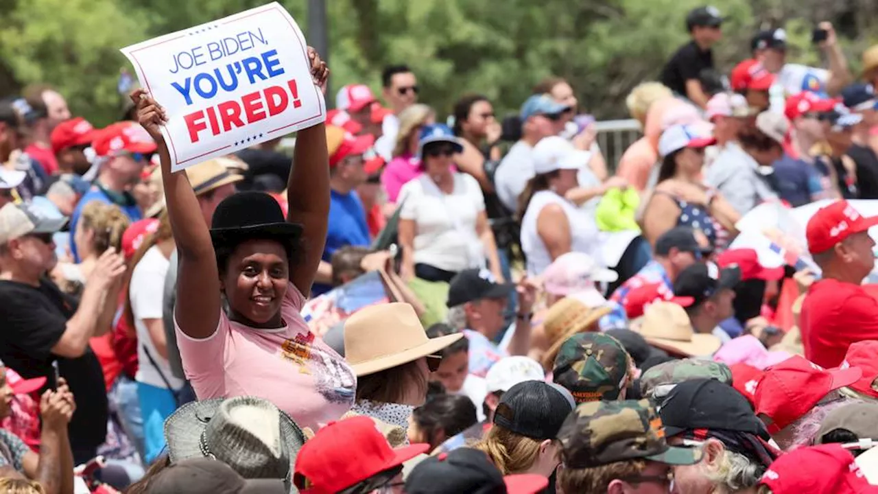 Thousands rally for Trump in key state Nevada despite heat