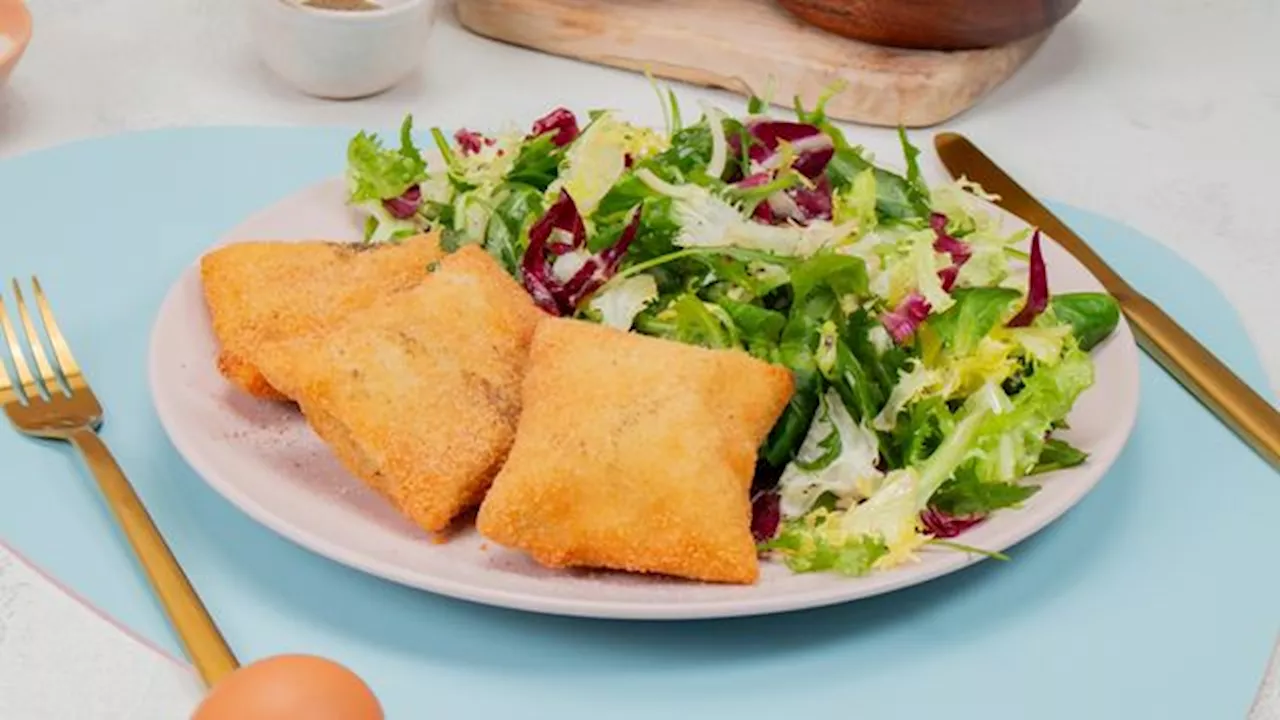 Goldene Mozzarella-Sticks gelingen auch in der Heißluftfritteuse