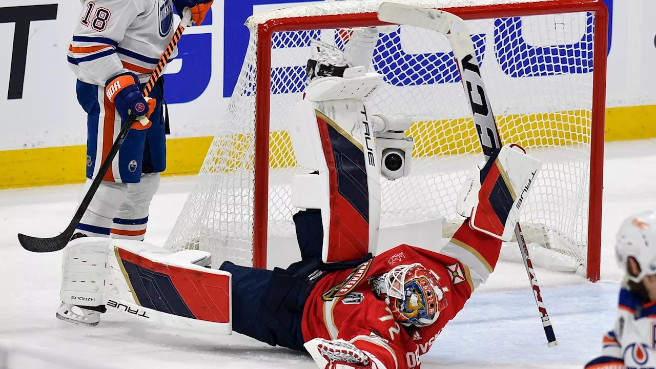 Sergei Bobrovsky’s brilliance lifts Panthers to open Stanley Cup finals