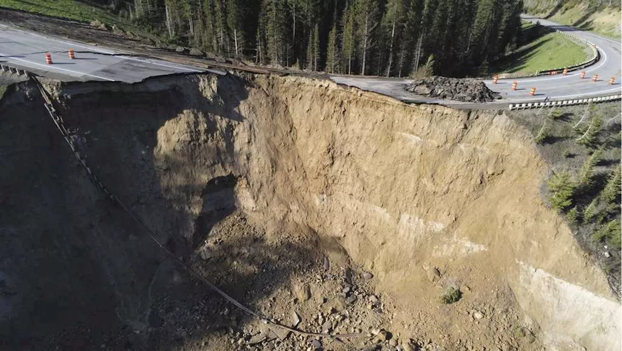 Massive chunk of Wyoming's Teton Pass crumbles; unclear how quickly the road can be rebuilt