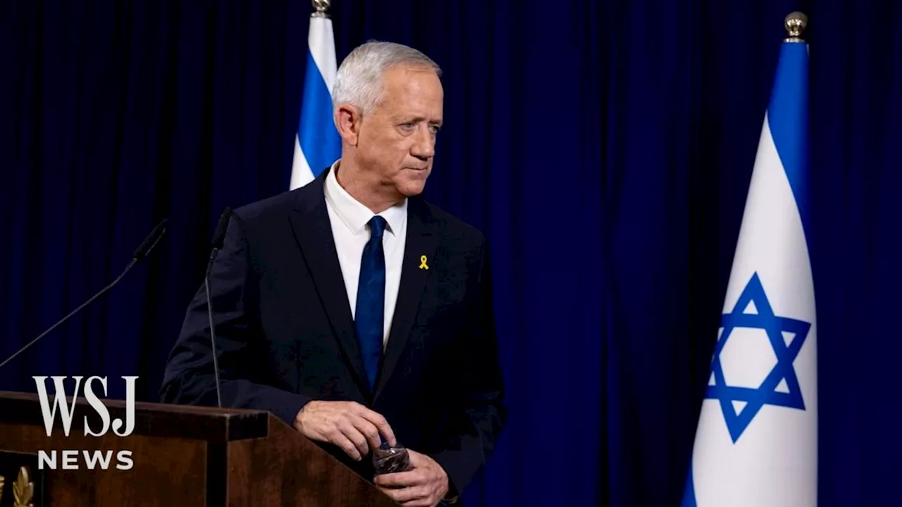 Netanyahu’s Top Rival Quits Israeli Government Amid War in Gaza