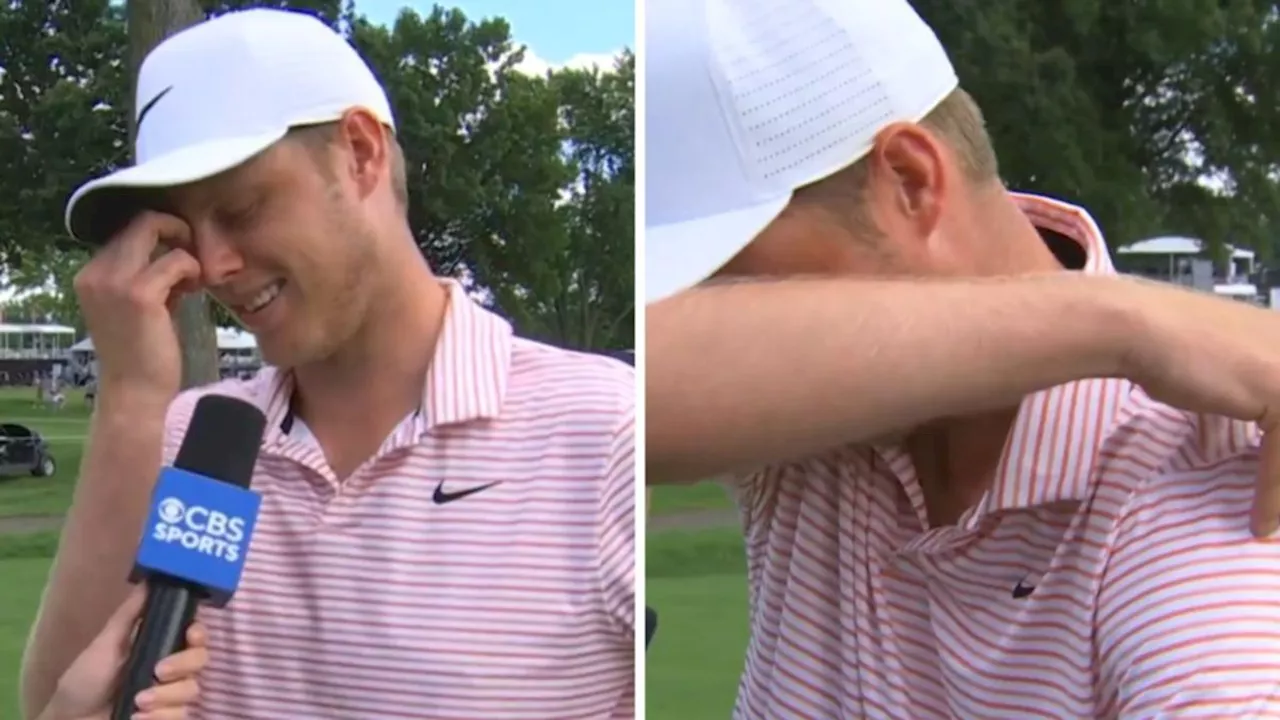 Aussie Cam Davis breaks down in tears after epic PGA Tour triumph in Detroit