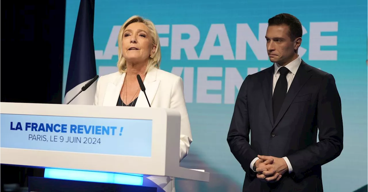 French voters propel far-right National Rally to strong lead in first-round legislative elections