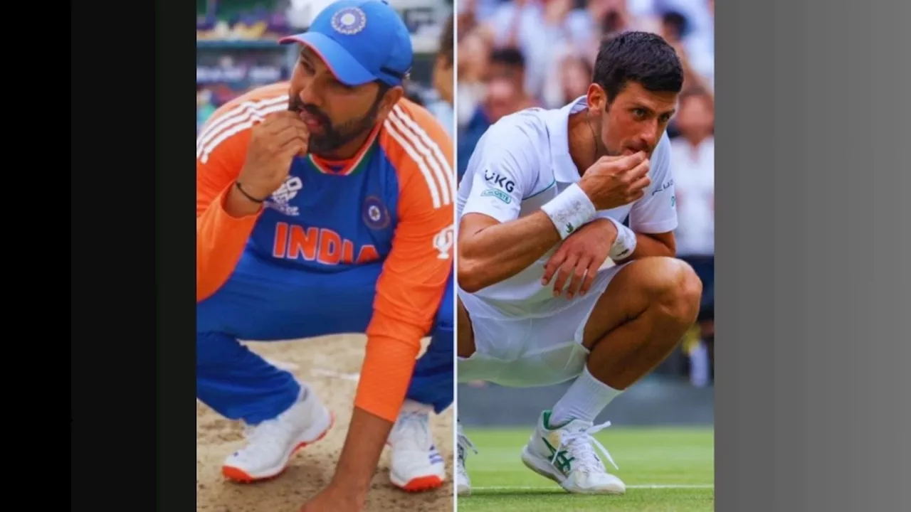 Wimbledon ने शेयर की रोहित शर्मा की तस्वीर, जानें- क्यों हो रही नोवाक जोकोविच से तुलना