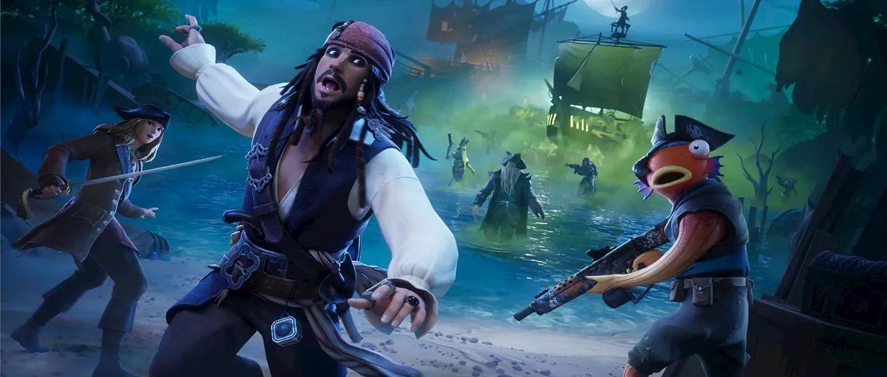 Jack Sparrow y Piratas del Caribe llegarán a Fortnite