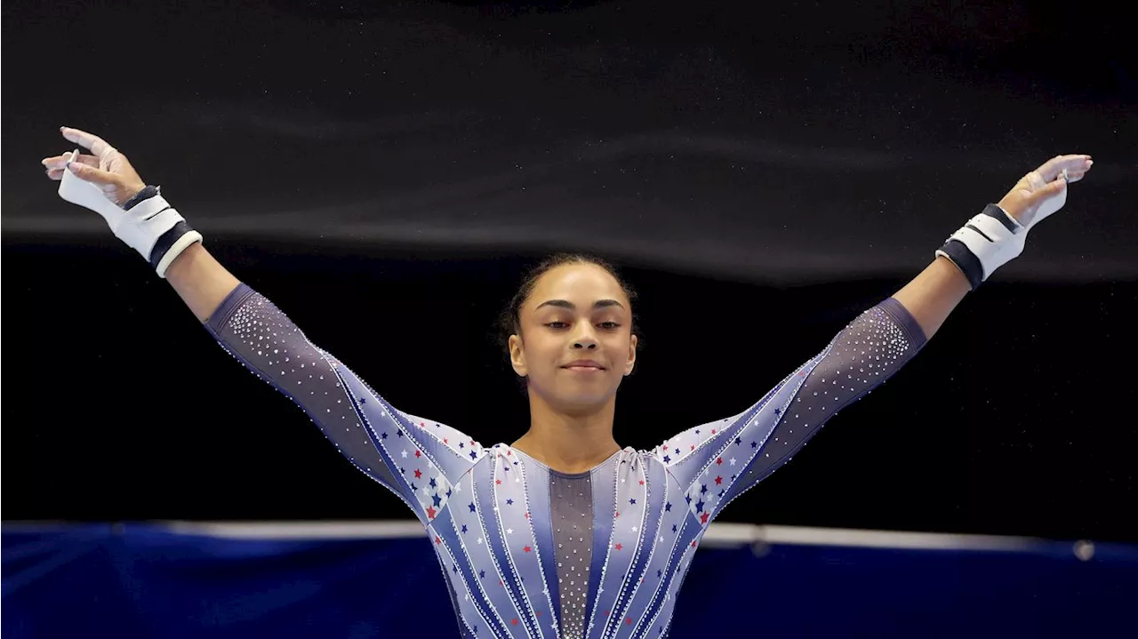 Gymnast Hezly Rivera is the youngest U.S. athlete to qualify for Paris Olympics