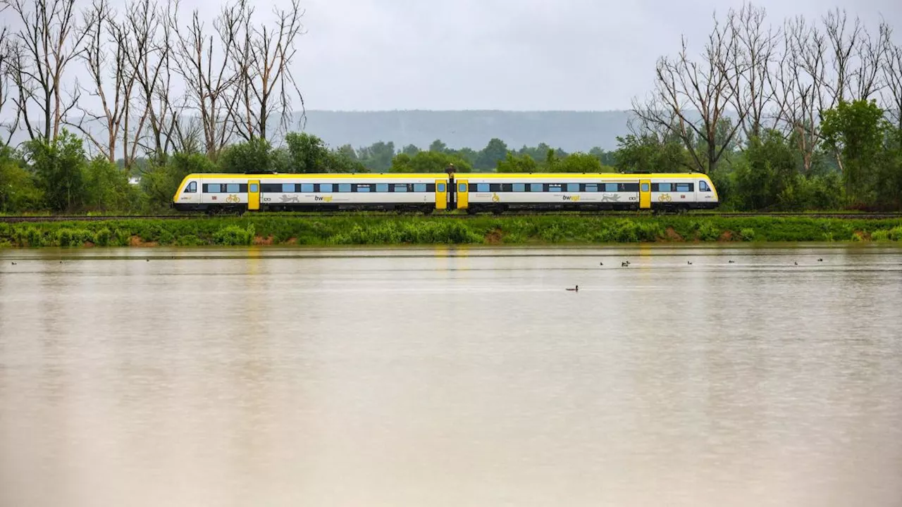 Extrem-Wetter lässt Bahn-Pünktlichkeit im Juni einbrechen