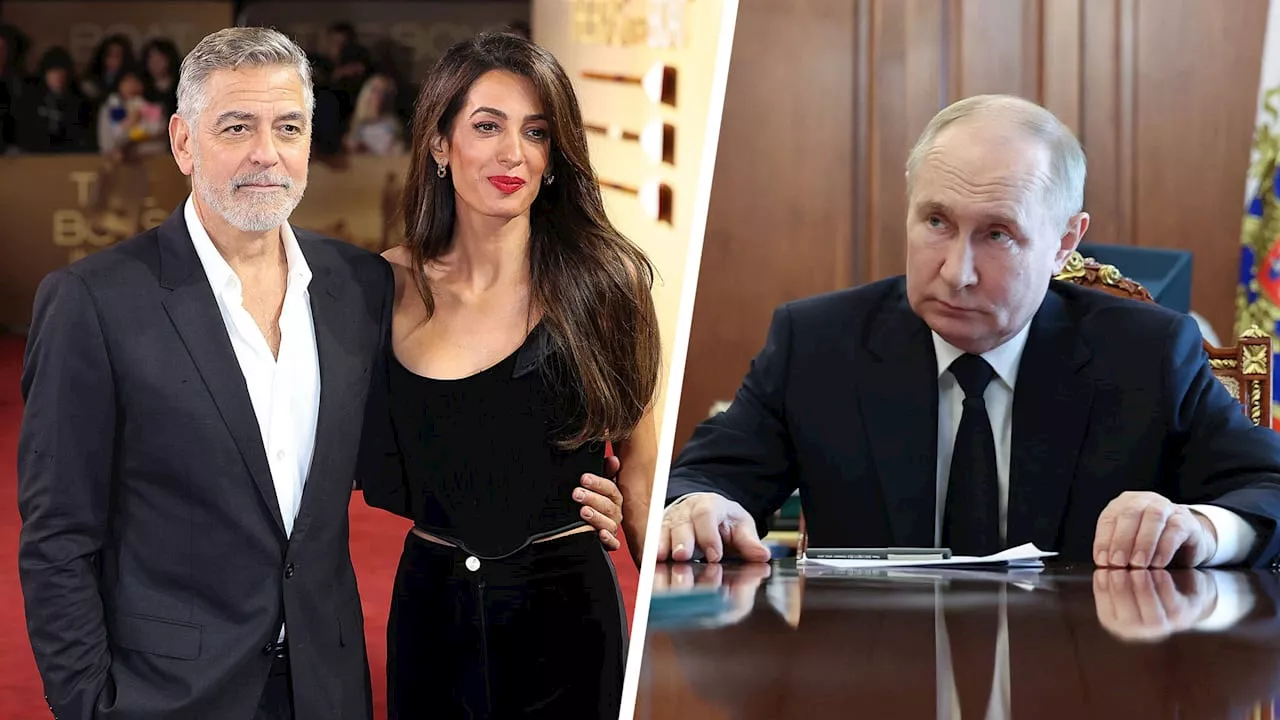 George und Amal Clooney verklagen Putin-Soldaten wegen Ukraine-Verbrechen