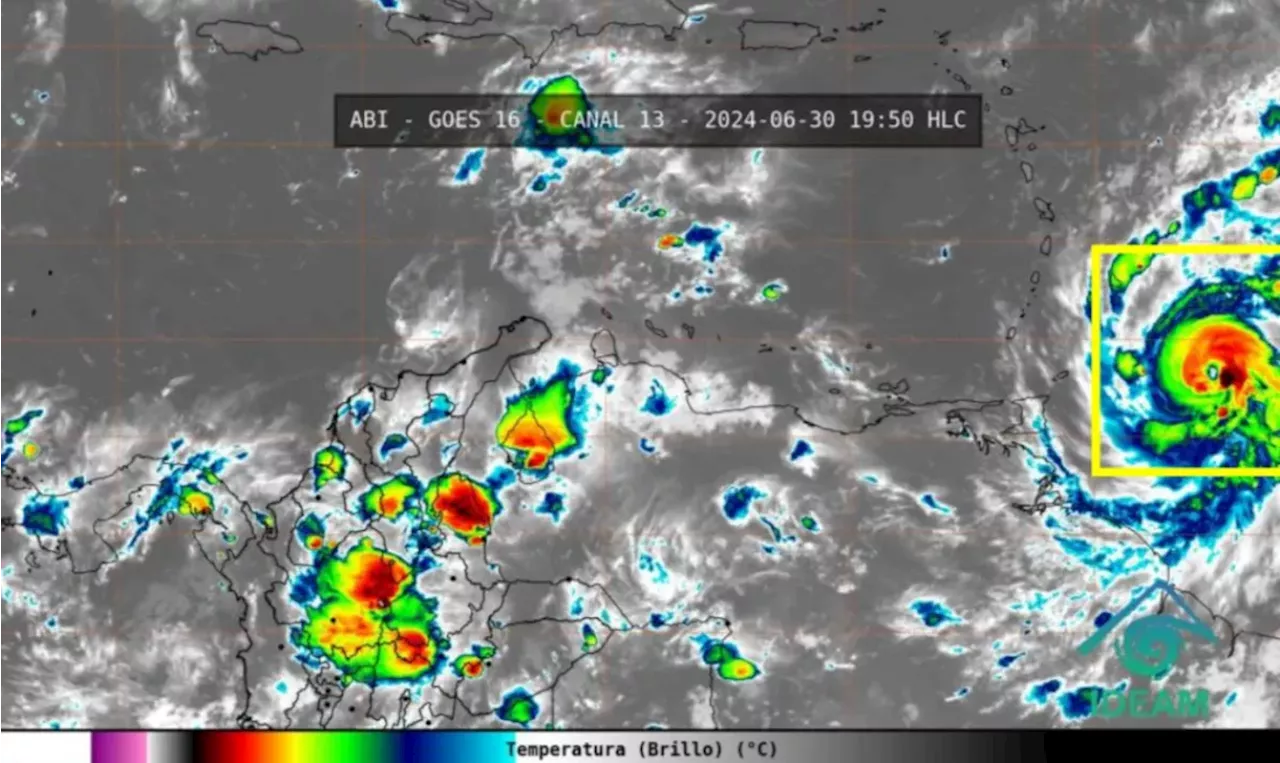 Cuatro departamentos del Caribe, bajo alerta amarilla por huracán Beryl: medida incluye San Andrés