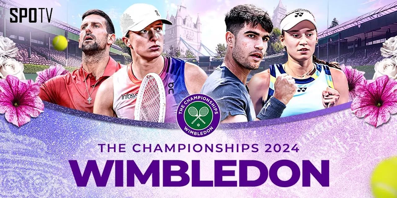 Jadwal Live Streaming Grand Slam Wimbledon 2024 di Vidio, 1-14 Juli 2024