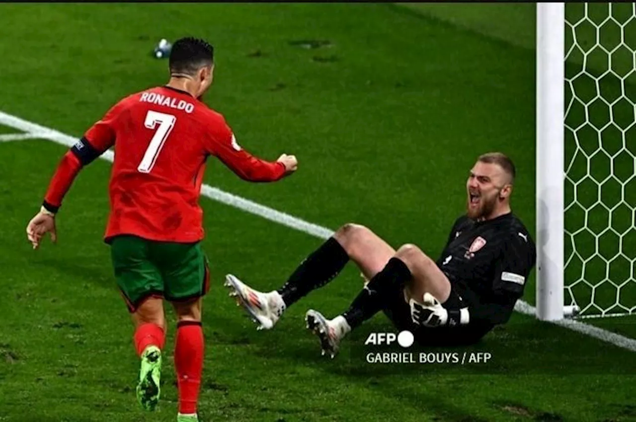 Link Live Streaming Timnas Portugal Vs Timnas Slovenia - Momentum Cristiano Ronaldo Pecah Telur di EURO 2024