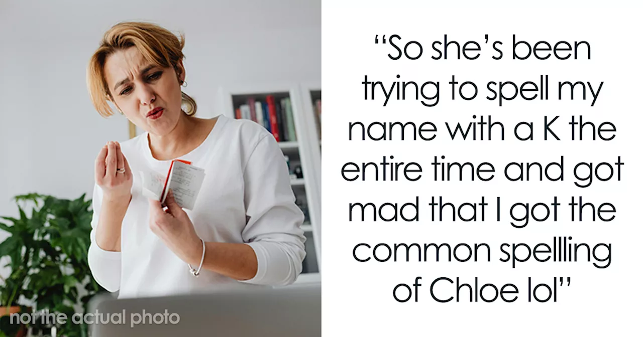 Woman Named ‘Chloe’ Faces Trouble At Checkout After Worker Gets Angry Her Name’s Spelt Normally