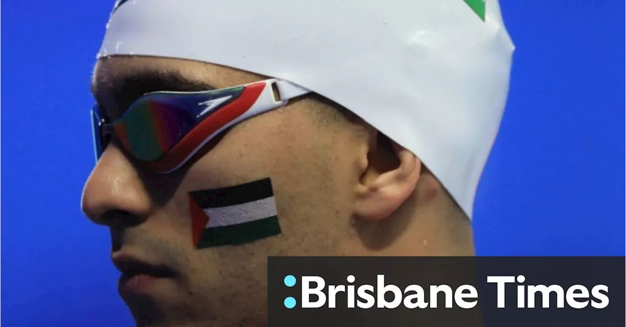 ‘A political statement to be there’: Palestinian swimmer to take a stand at Olympics