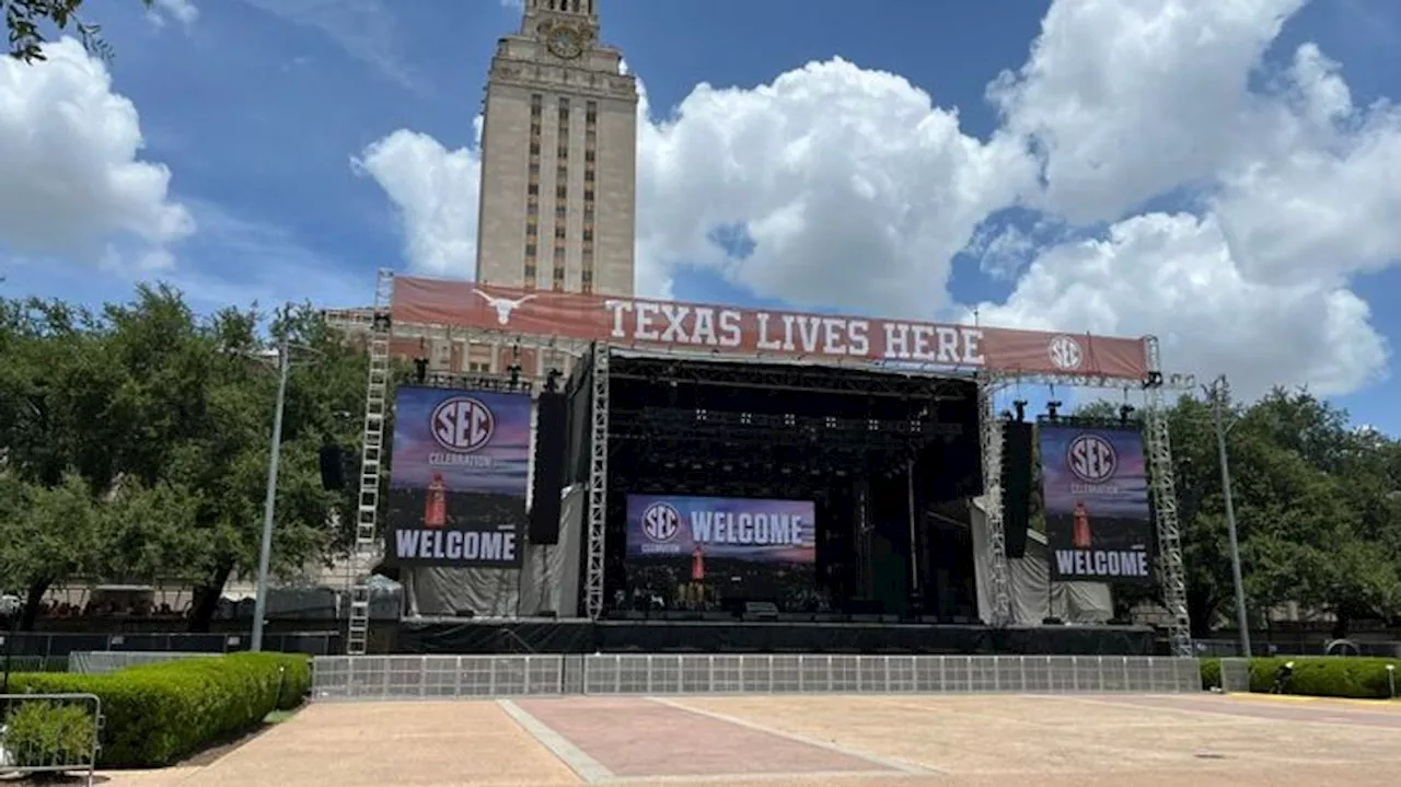 UT Austin throws Texas-sized SEC welcome bash with games, concerts and fireworks