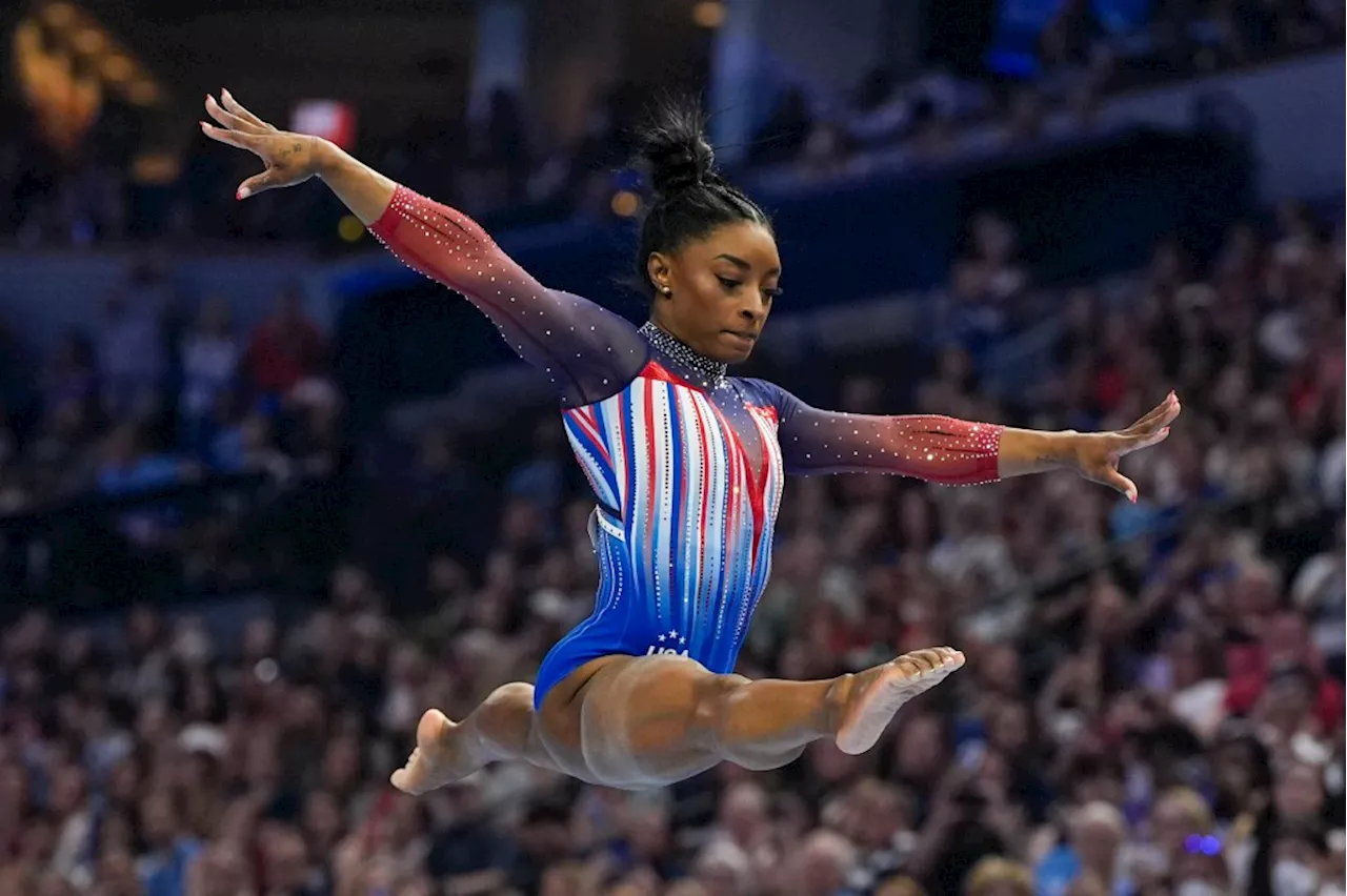 Simone Biles secures third trip to the Olympics after breezing to victory at U.S. gymnastics trials