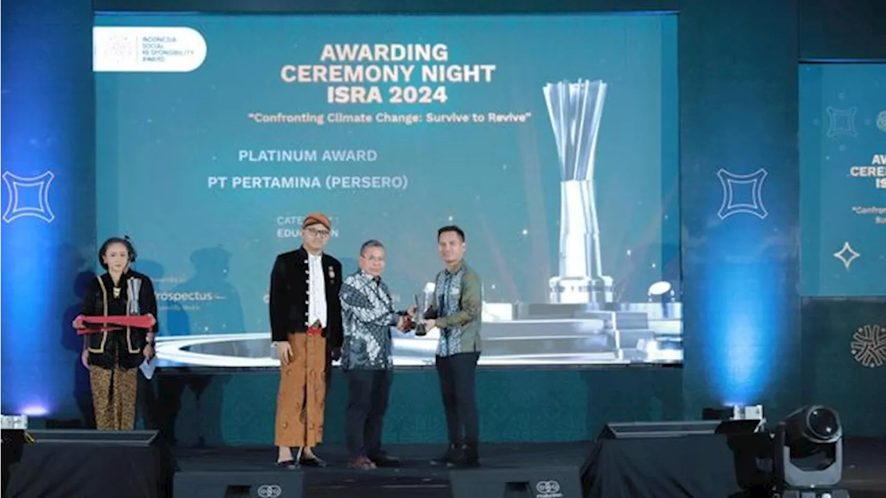 Pertamina Borong 96 Penghargaan ISRA 2024 Berkat TJSL Berkelanjutan