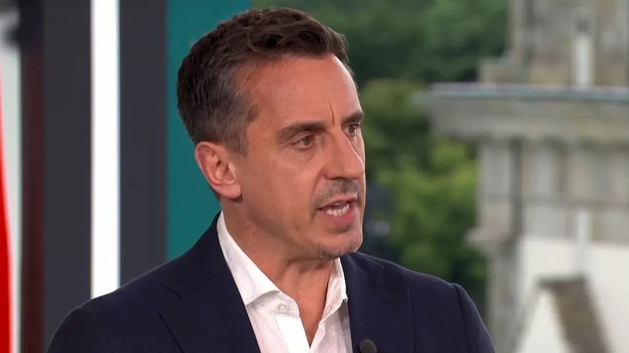 Gary Neville blasts England's 'woeful' Euro 2024 displays and claims Gareth Southgate and his side...