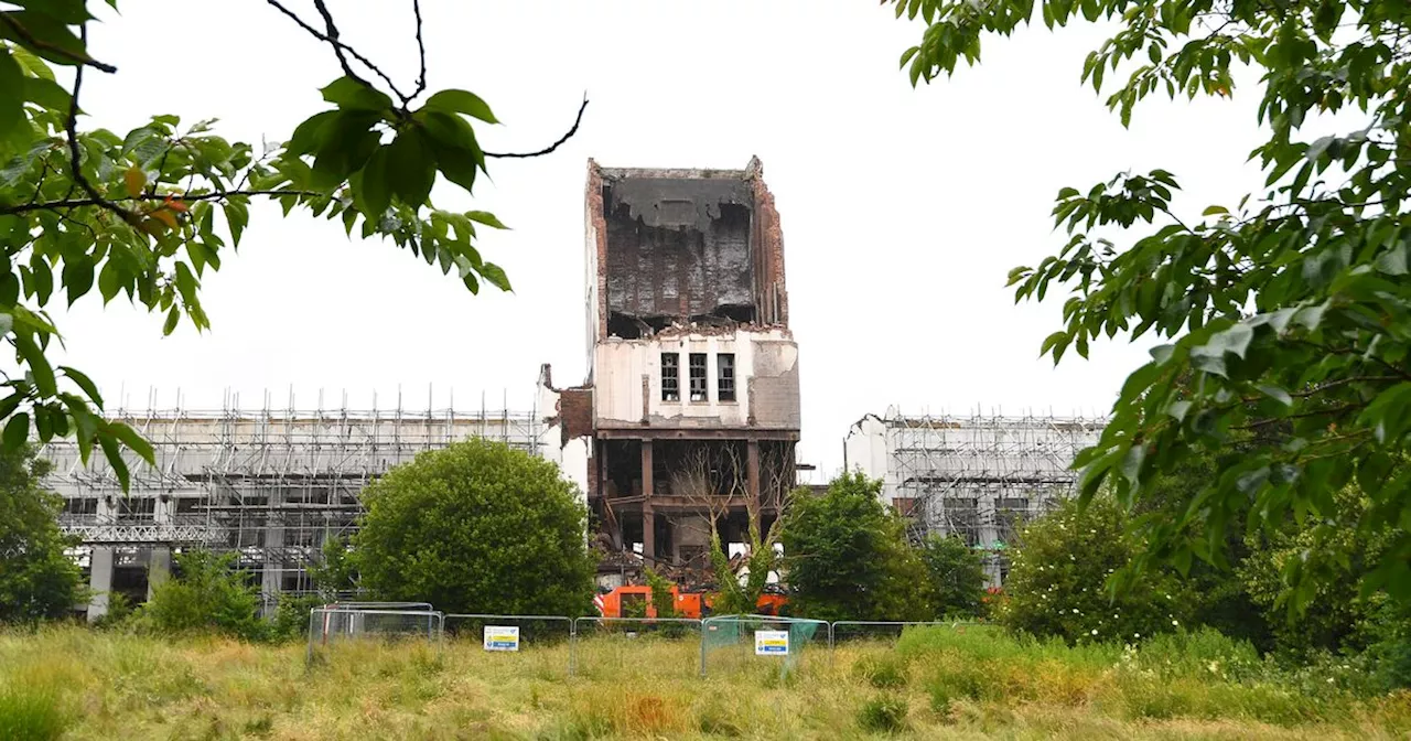 Inside Littlewoods building as iconic clock tower is demolished