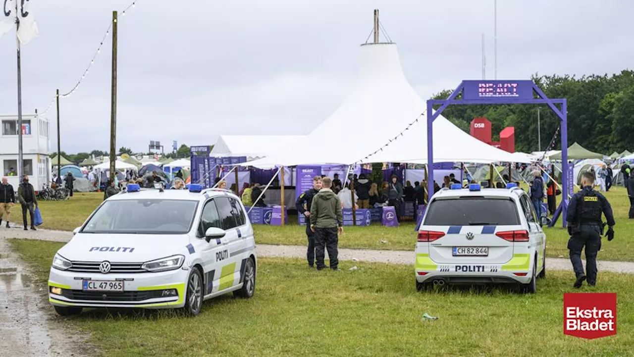 Kvinde påkørt på Roskilde Festival