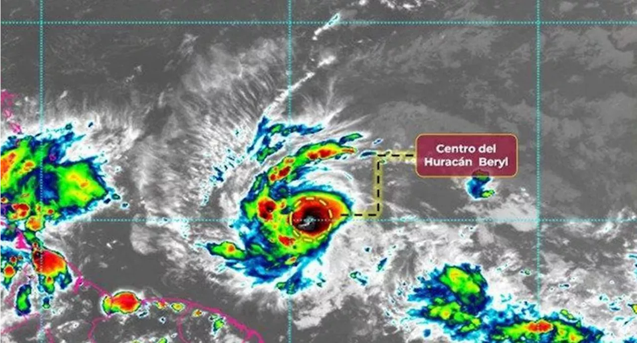 Ciclones Hurac N Beryl Se Aproxima A Q Roo Se Espera Toque Tierra El Jueves Como Categor A