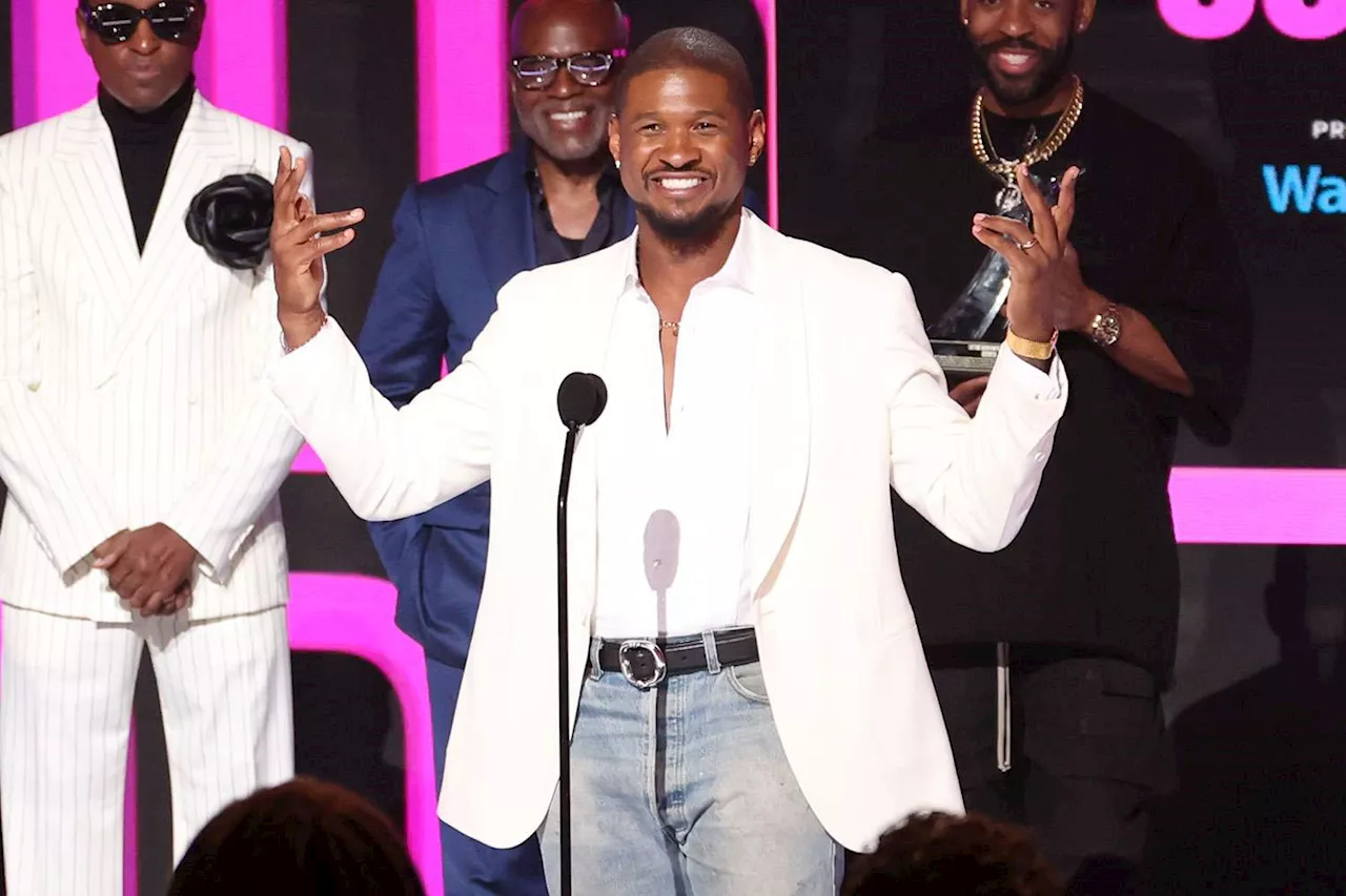 BET apologizes for 'malfunction' during Usher's award speech, releases full uninterrupted version