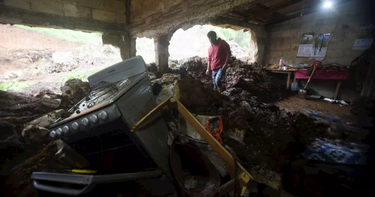 Chris deja inundaciones, deslaves y carreteras dañadas en Veracruz y Oaxaca