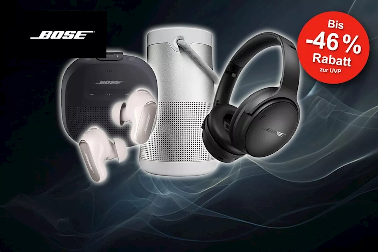 Mega Bose Angebote auf Amazon: Spare bis zu 46% auf Audio-Produkte von Bose bei Amazon