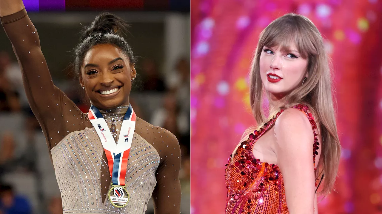 Simone Biles Can Count Taylor Swift Among Her Millions Of Fans