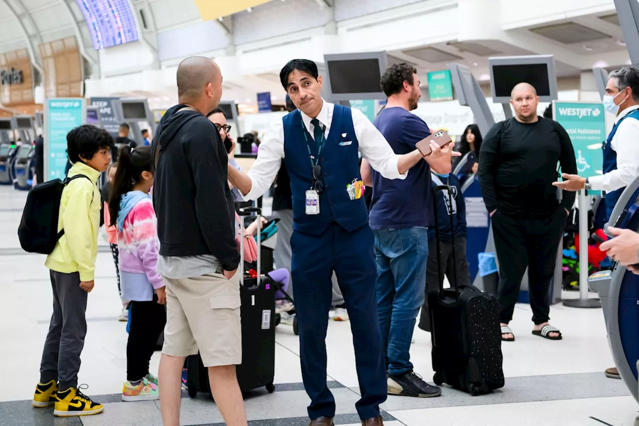 WestJet flight cancellations upend travellers’ plans over Canada Day long weekend