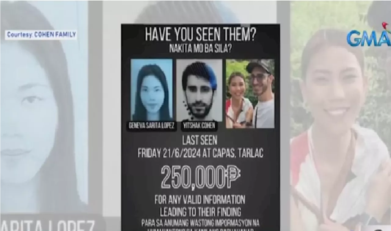 Vehicle linked to missing beauty pageant bet, Israeli bf found in Tarlac