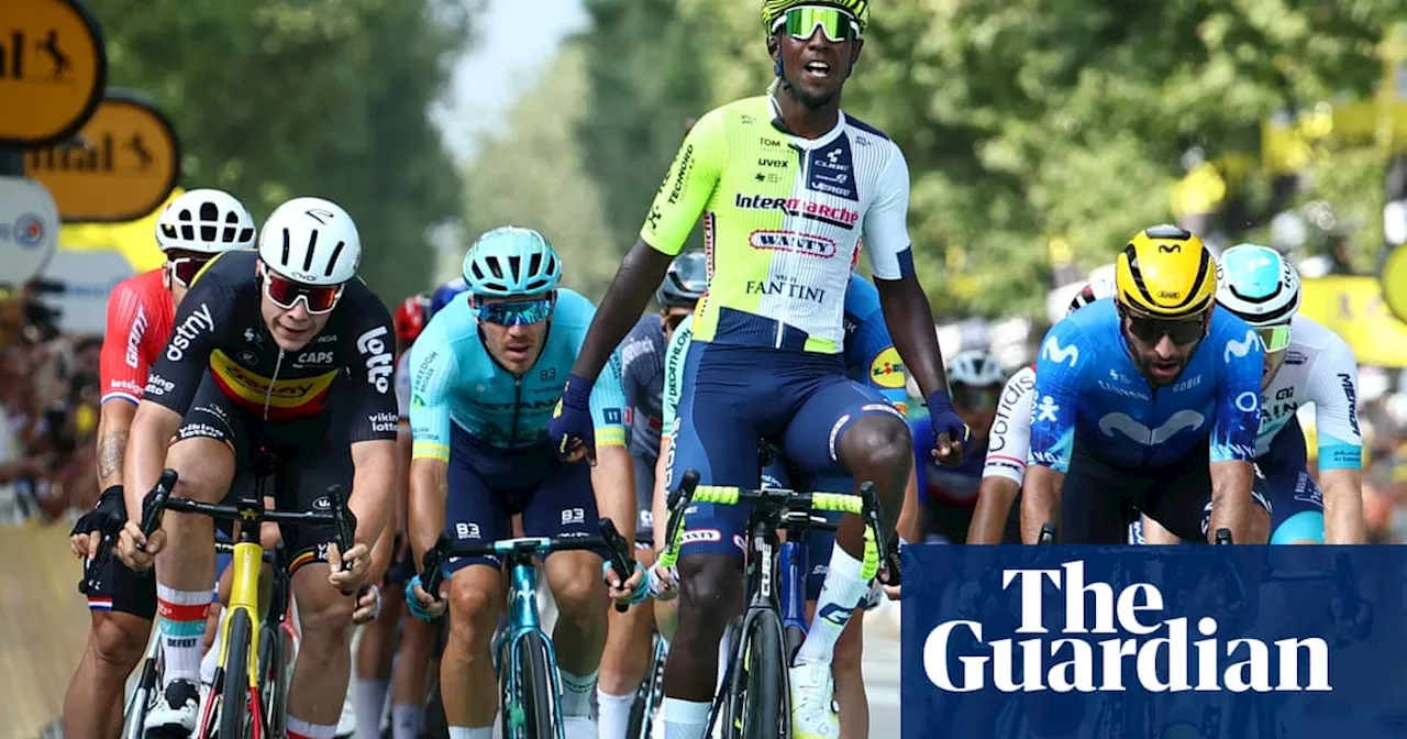 Biniam Girmay becomes first black African to win Tour de France stage